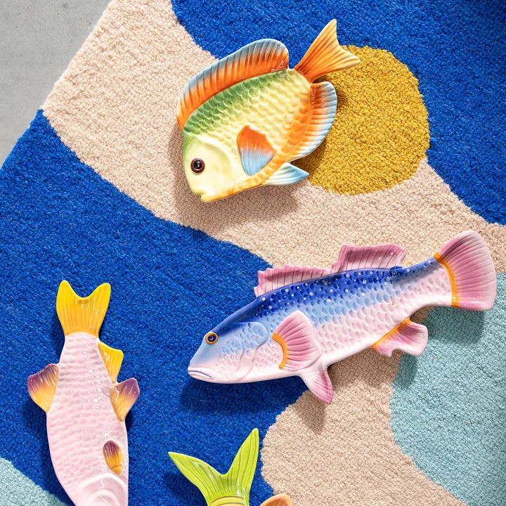 &klevering - Fish Servierplatte, Rainbow