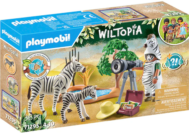Playmobil® Konstruktions-Spielset »Unterwegs mit der Tierfotografin (71295), Wiltopia« teilweise aus recyceltem Material; Made in Europe
