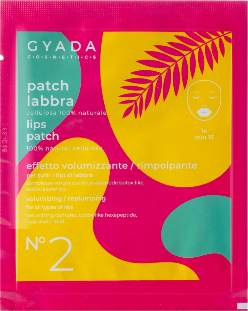 GYADA Cosmetics  Aufpolsternde Tuchmaske für die Lippen Nr.2, 5 ml