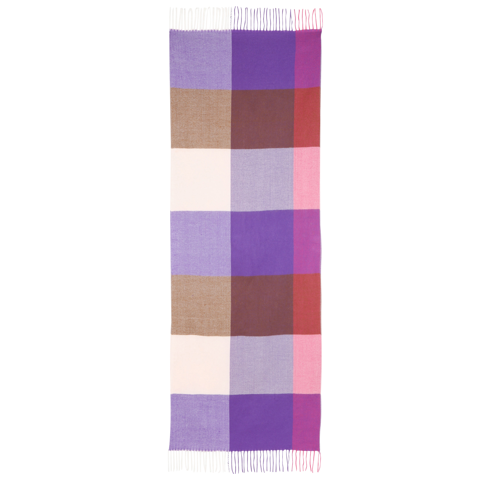 Echarpe à carreux | Violet