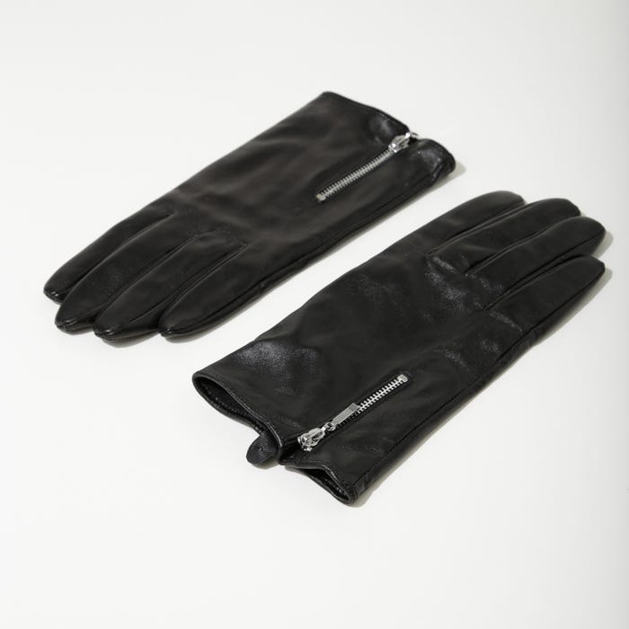 Veritas-Lederen handschoenen rits