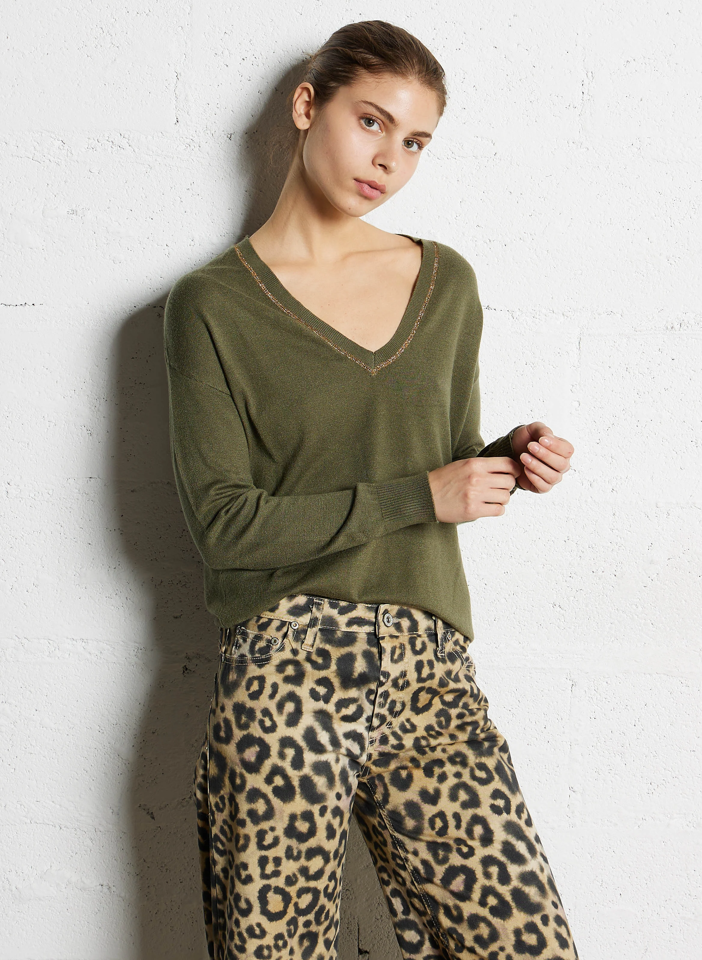 MARSENANO - Pull ample col v | Vert