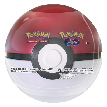 Pokemon Tin-Box Pokemon GO Pokéball, 1 Stück, 3-fach sortiert