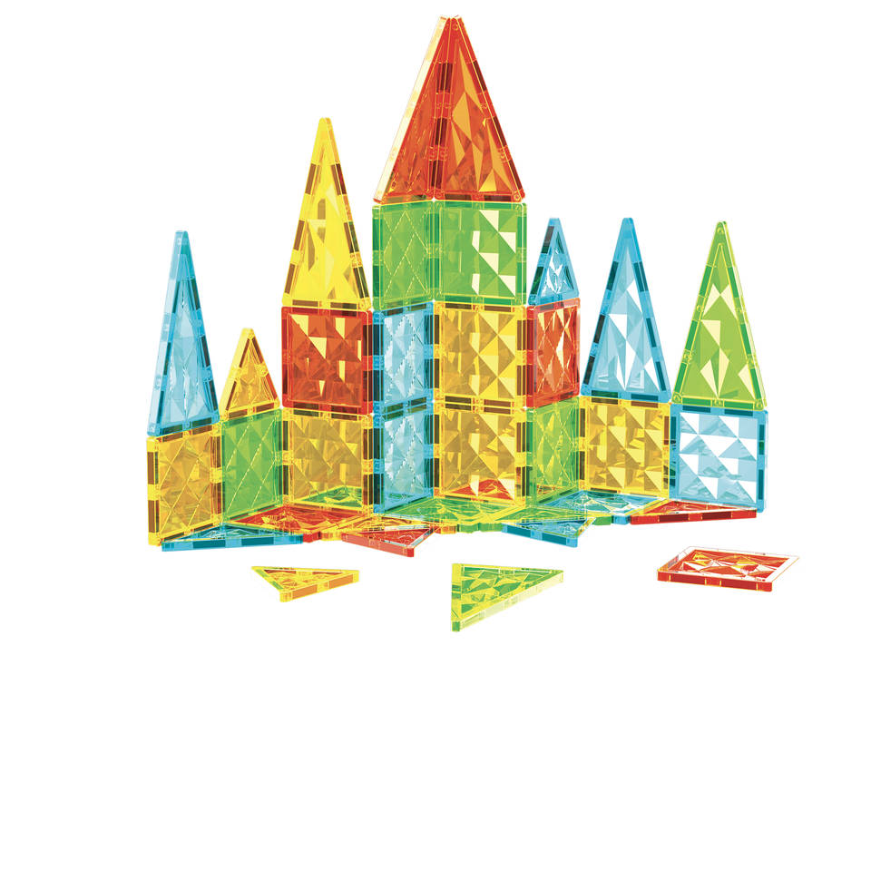 Geomag magnetische tegels edelstenen set 44-delig