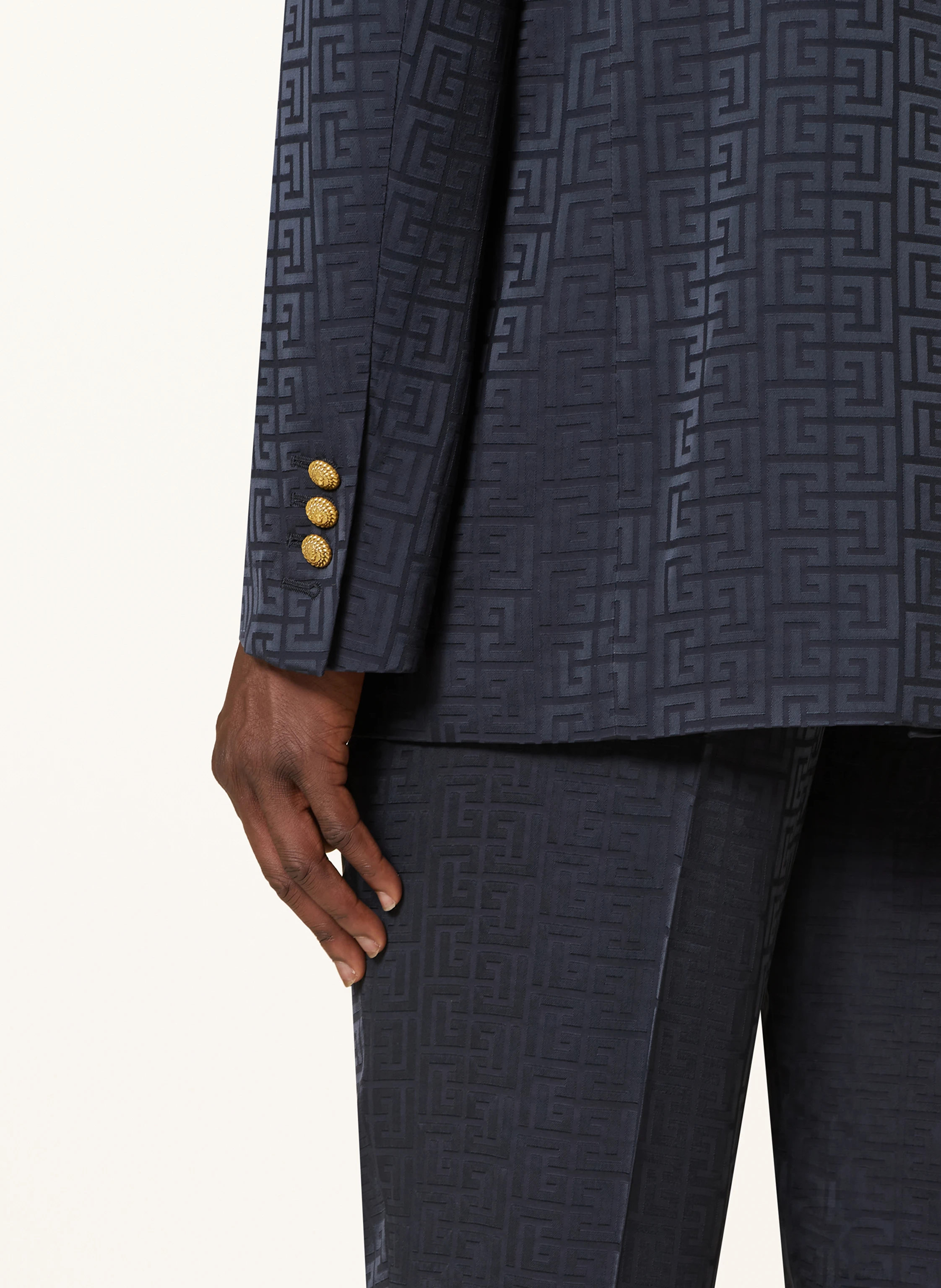 BALMAIN Anzugsakko Regular Fit aus Satin