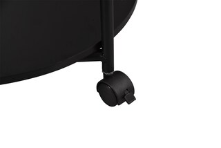 Beistelltisch EDDA 39 x 68 cm schwarz