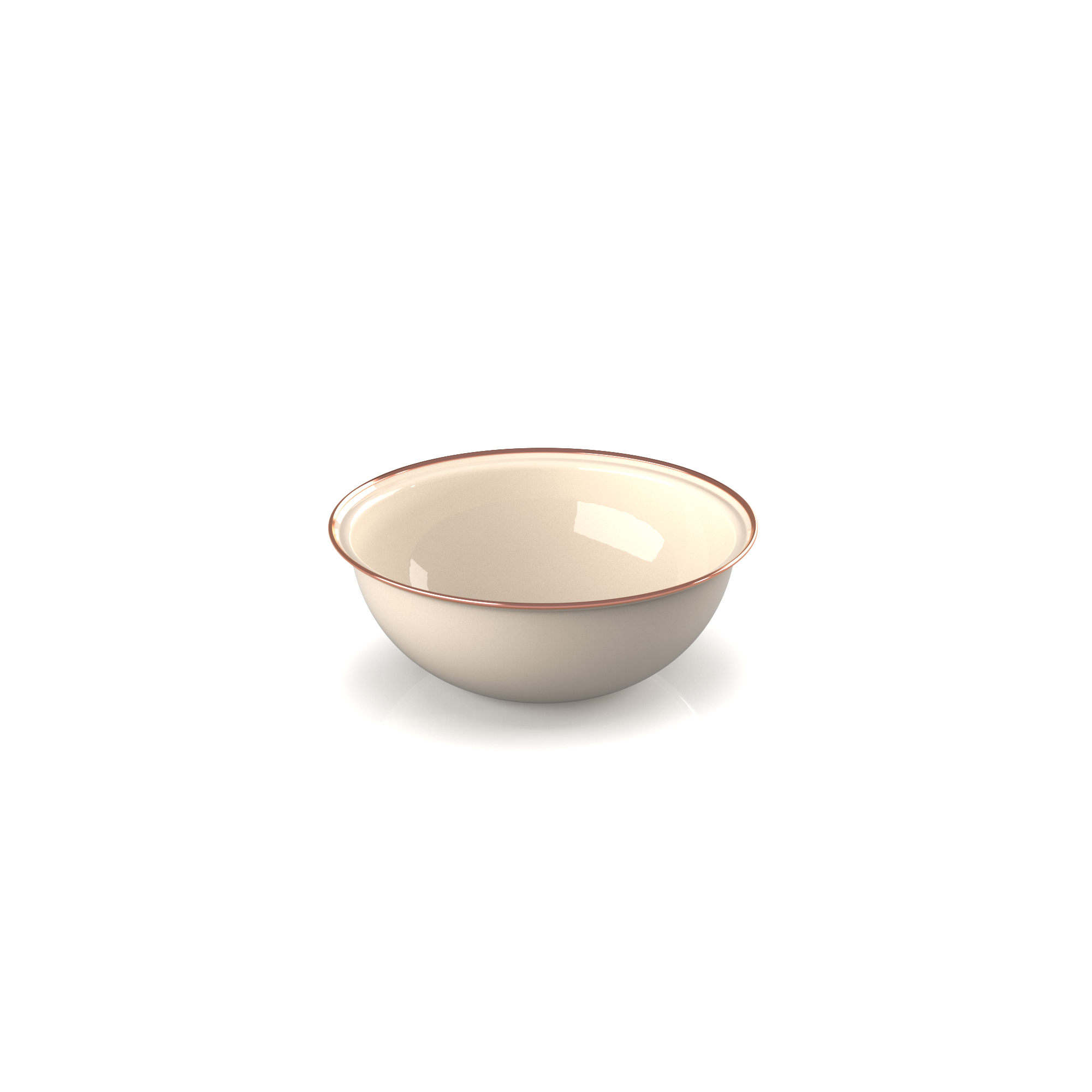 GSI MESA Emaille-Schale 14,6 cm - Cream