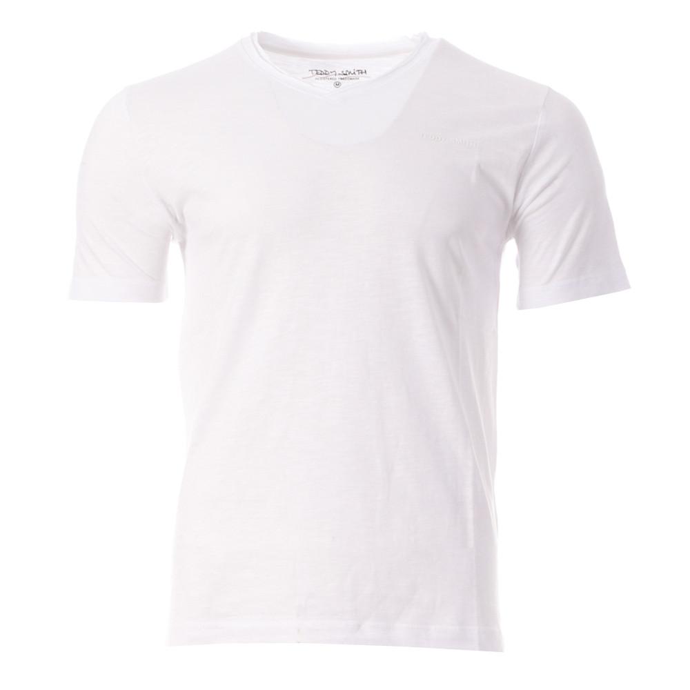 Teddy Smith T-shirts Blanc Homme Teddy Smith Gildas