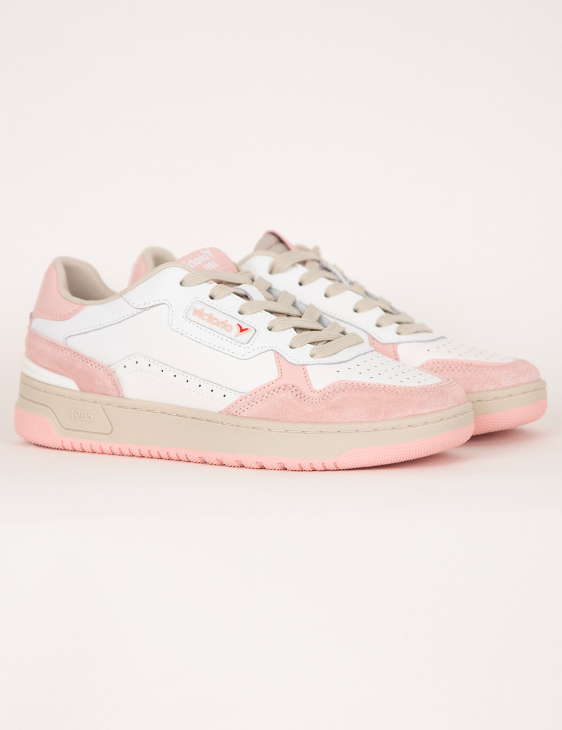 VICTORIA BASKETS FEMME C80 BLOCK COLORS ROSA