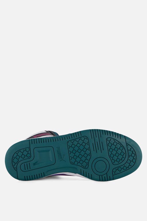 Puma Rebound V6 Mid Bouncy Sky Sneakers zwart