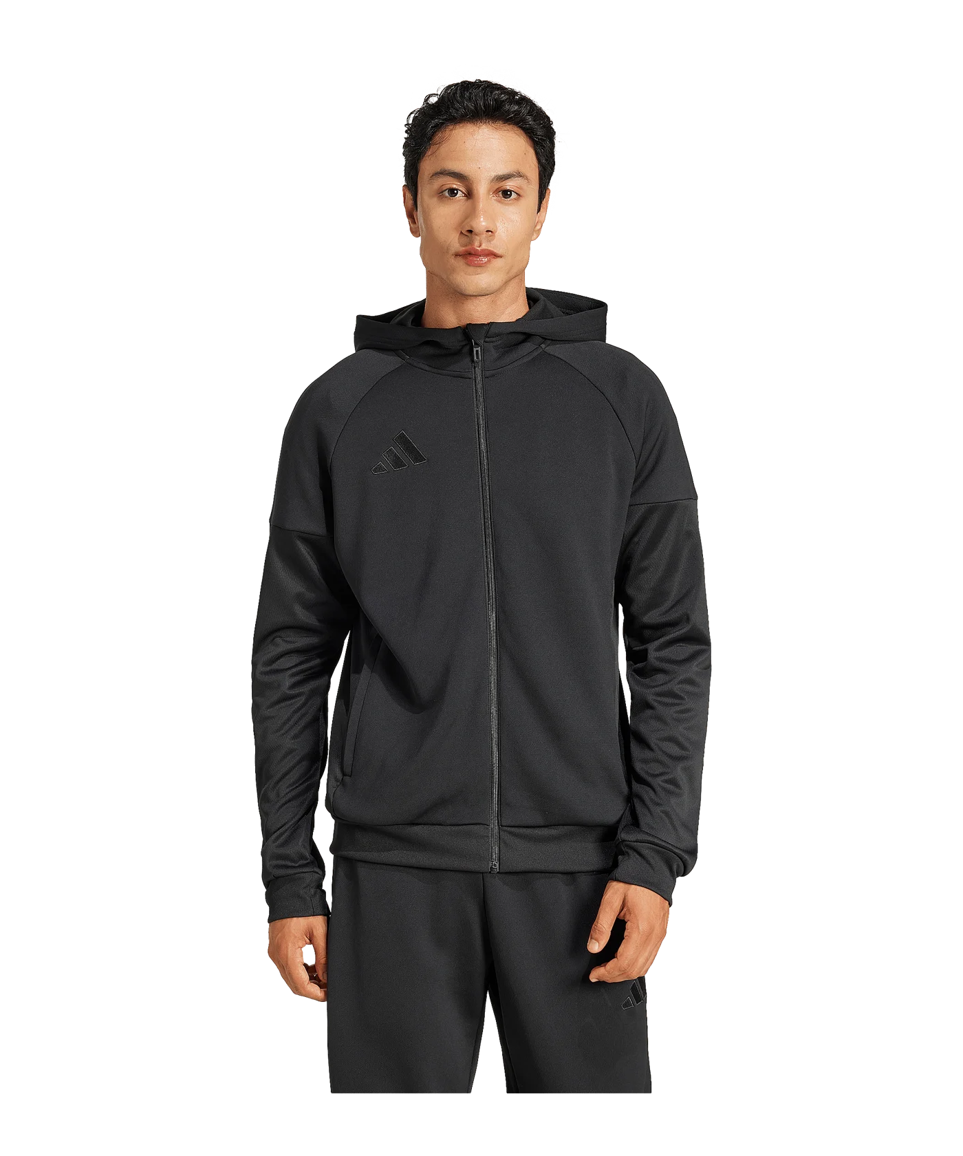 adidas Tiro 25 Kapuzenjacke Schwarz
