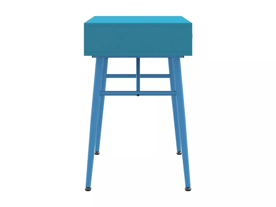 Bureau d'ordinateur avec tiroir vert antique 90x50x76,5 cm