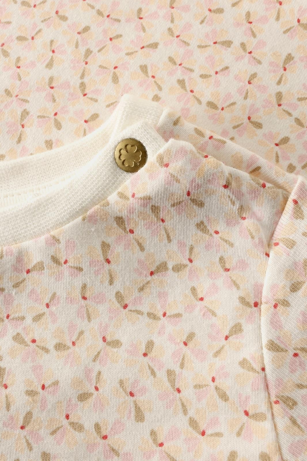 Noppies Baby Longsleeve all over print - Egret