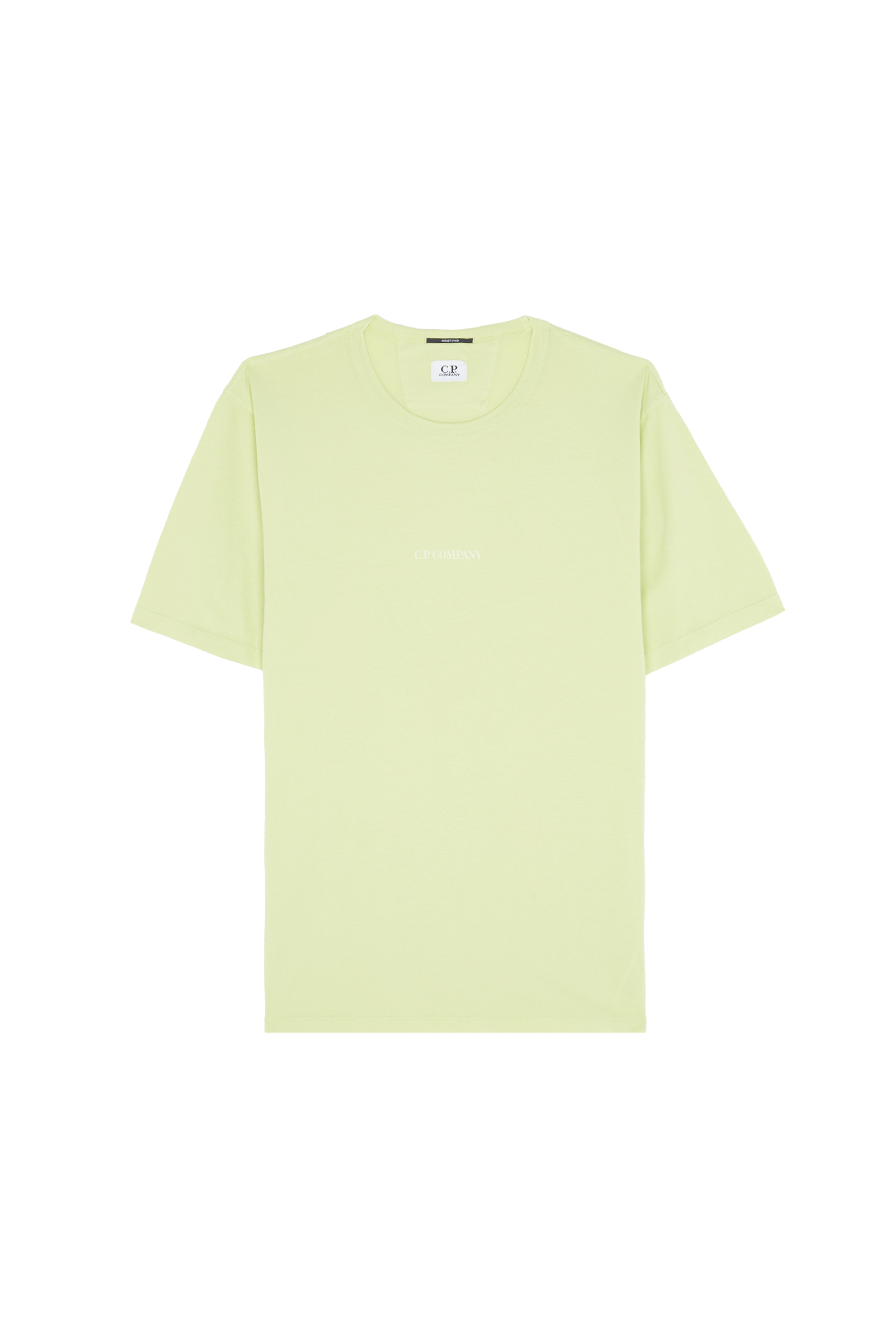C.P. COMPANY T-shirt 24/1 JERSEY RESIST DYED LOGO Vert