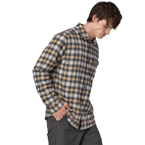 Chemise PATAGONIA M'S L/S LW FJORD FLANNEL SHIRT BEACH DAY: SANDY MELON
