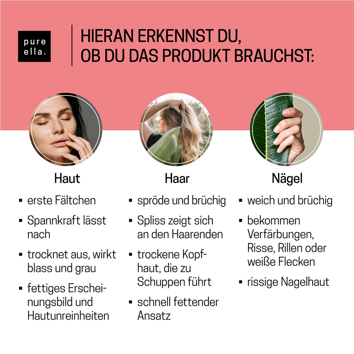 pure ella. Haut, Haare & Nägel