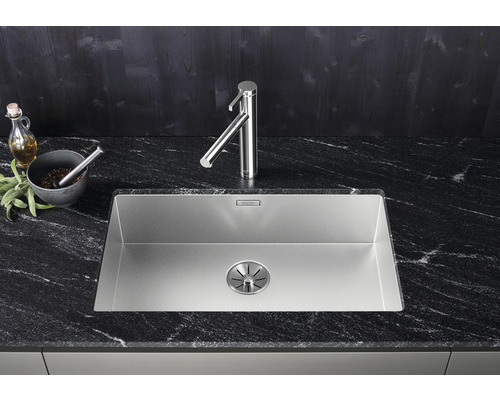 Spoelbak Blanco ZEROX 700-U Dark Steel 740 x 440 mm roestvrij staal 526244