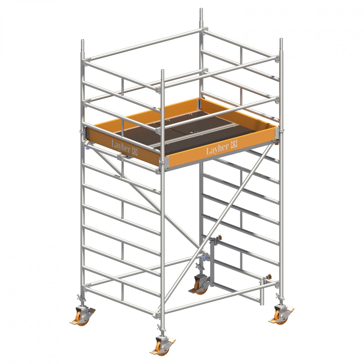Layher rolsteiger Uni Compact 4,20m AH (DIN EN 1004:2004)