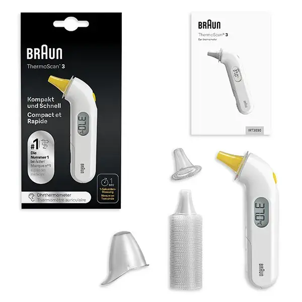 Termômetro auricular Braun ThermoScan3