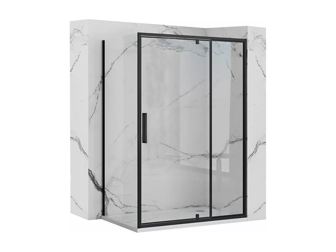 Cabine De Douche Rea Rapid Swing 120X80 Black