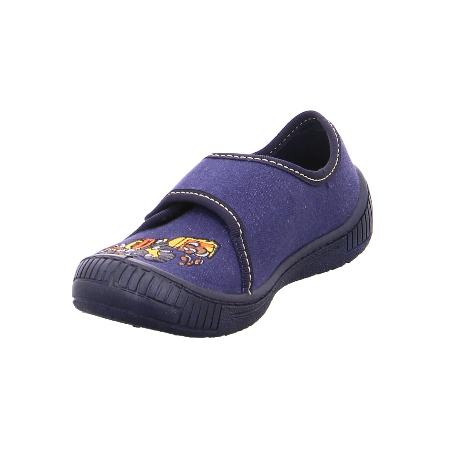 BECK Kinder-Hausschuh Blau Textil  Jungenhausschuh