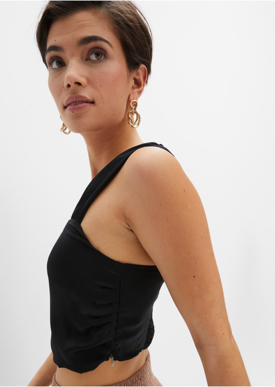 Top blouse en satin