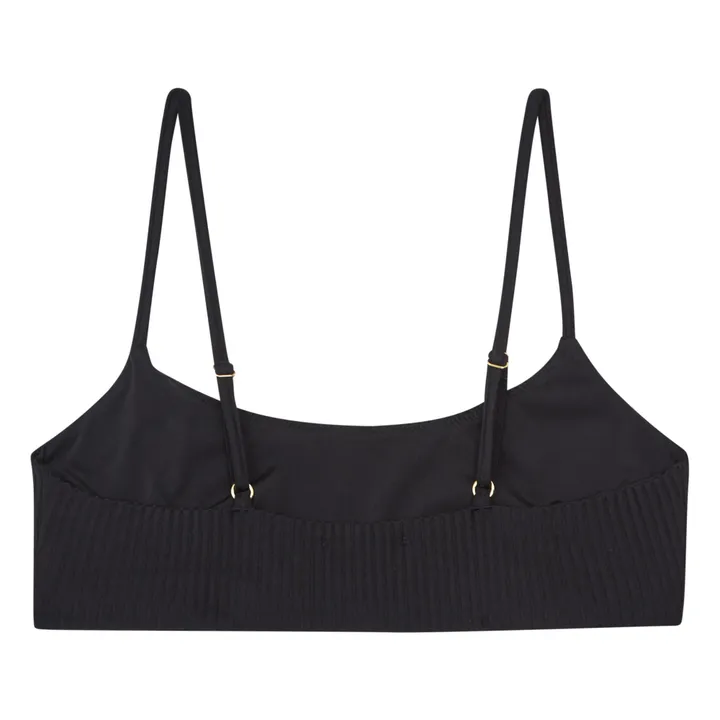 Albertine Haut de Maillot Alia Côtelé | Noir