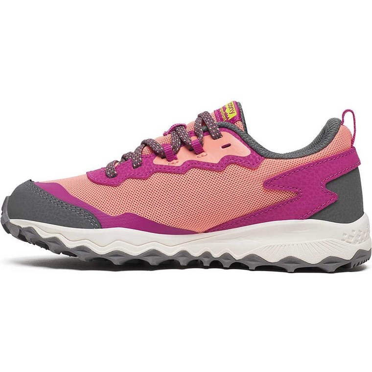 Saucony Peregrine Kdz Shield Berry/Coral