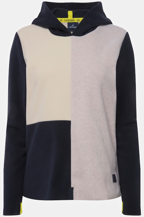 Hoodie, Fleece, Colorblocking, Kapuze, Langarm, OEKO-TEX