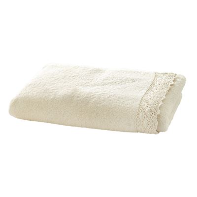 Linge de toilette liteau macramé - BECQUET CRÉATION - 480 g/m²