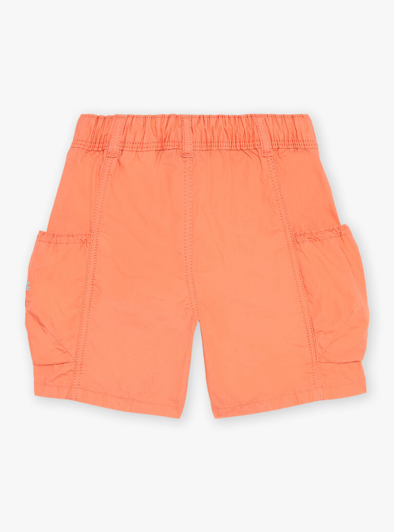 Short papaye en popeline