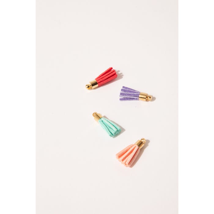 Atelier Veritas-Set 4 mini suède kwastjes