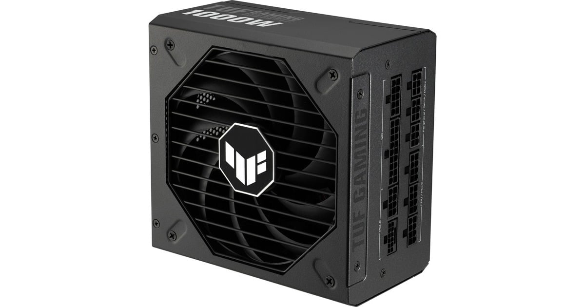 ASUSTUF Gaming Gold modulaire 1000 watt voeding   (Zwart, 1x 12VHPWR, 4x PCIe)