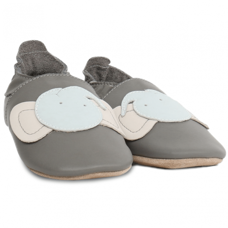 Bobux Bobux chaussons Elephant gris