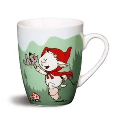 NICI Fairy Tales Tasse Zicklein & Wolf grün
