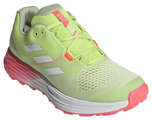 Chaussures de Trail Running adidas Terrex Two Flow Jaune Rouge Femme