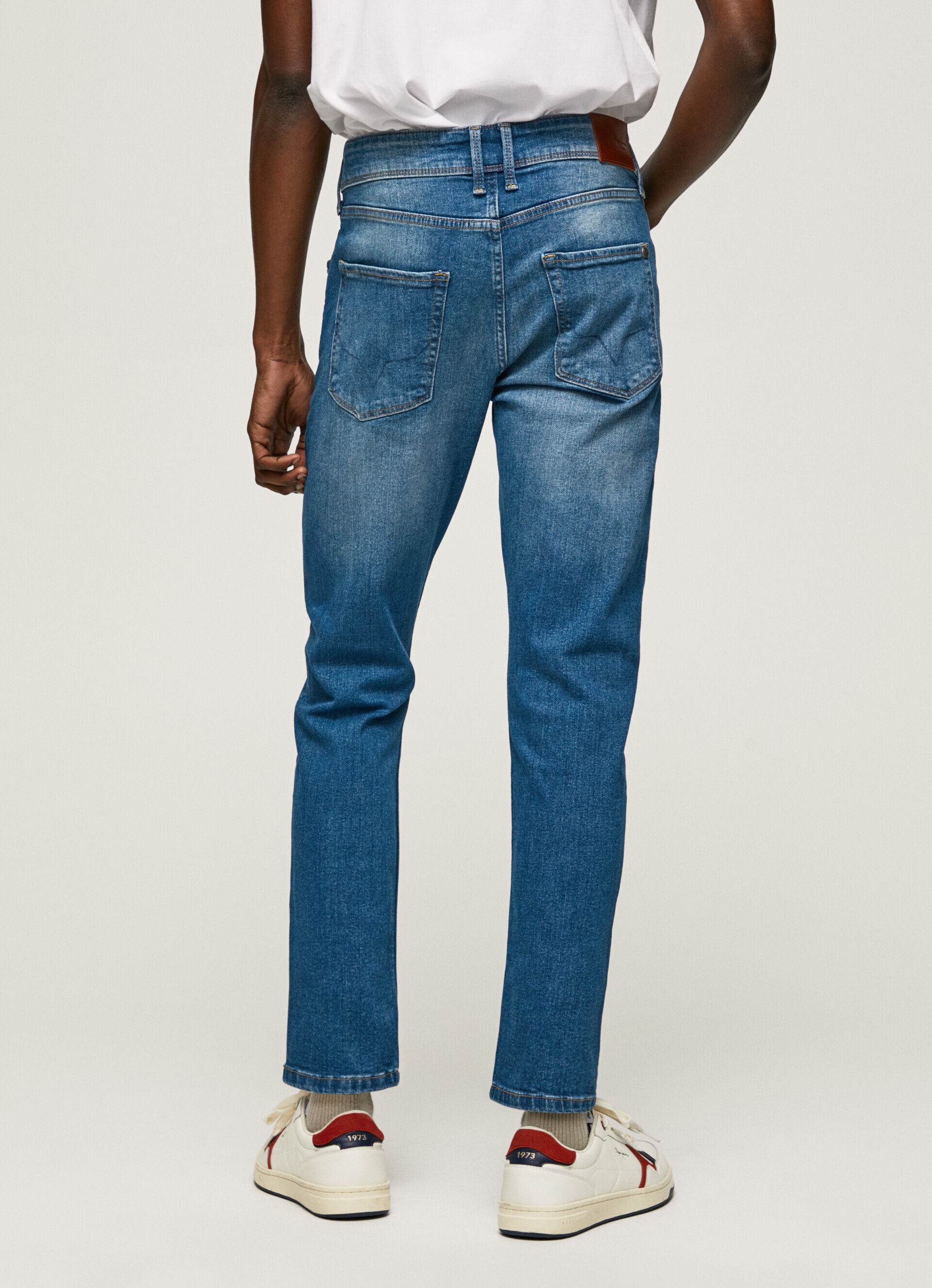 Calça jeans skinny de cintura baixa Jean Finsbury Fit - jeans