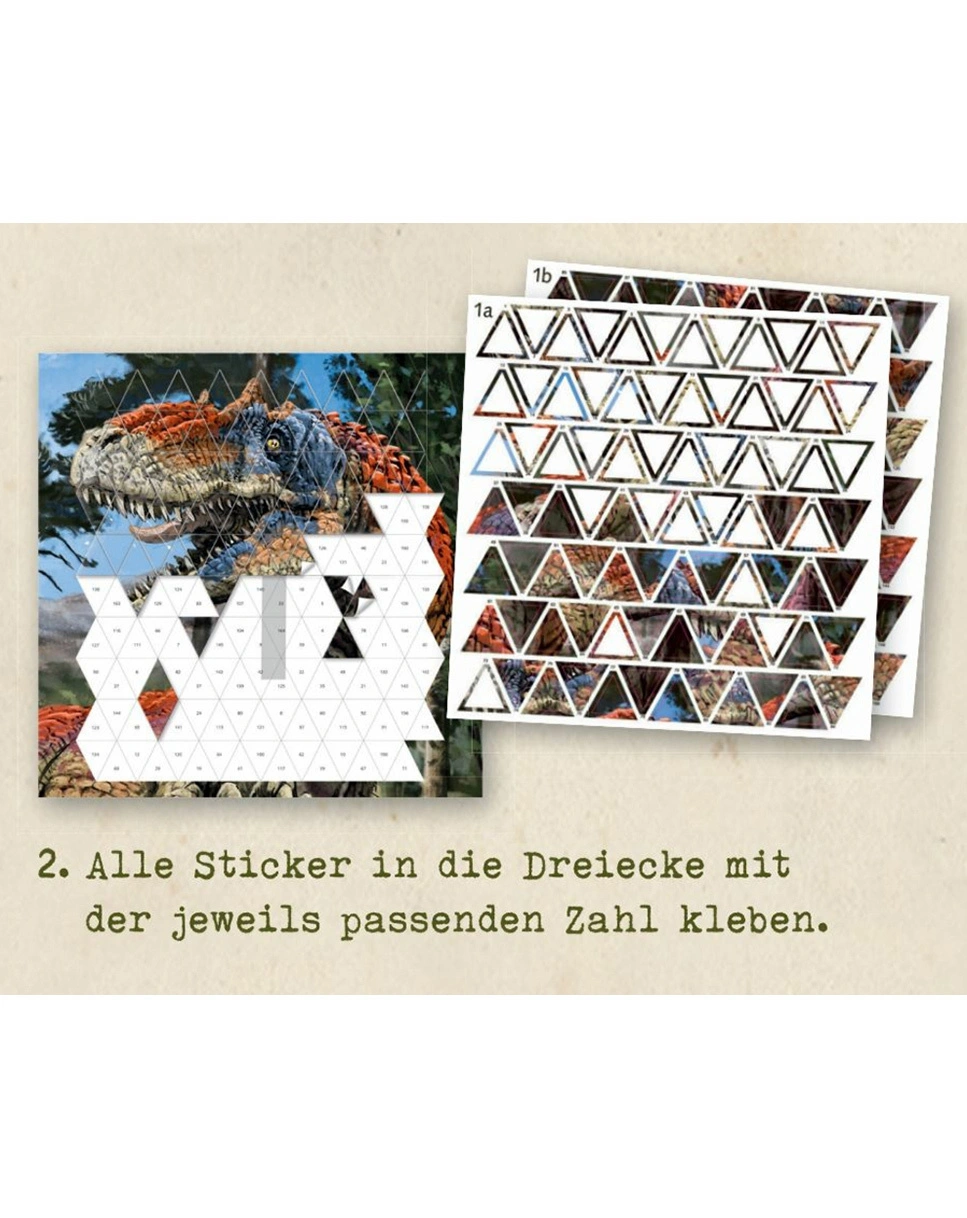Stickern nach Zahlen T-REX WORLD