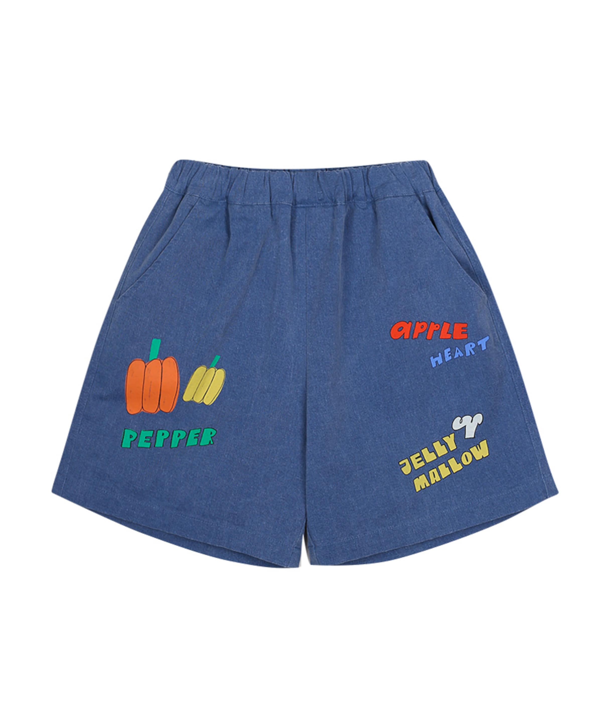 Jelly Mallow Cooking pigment jongens korte broek blauw