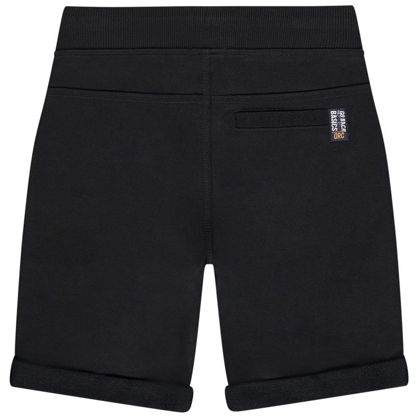 Bermuda en molleton uni pour garçon - Noir