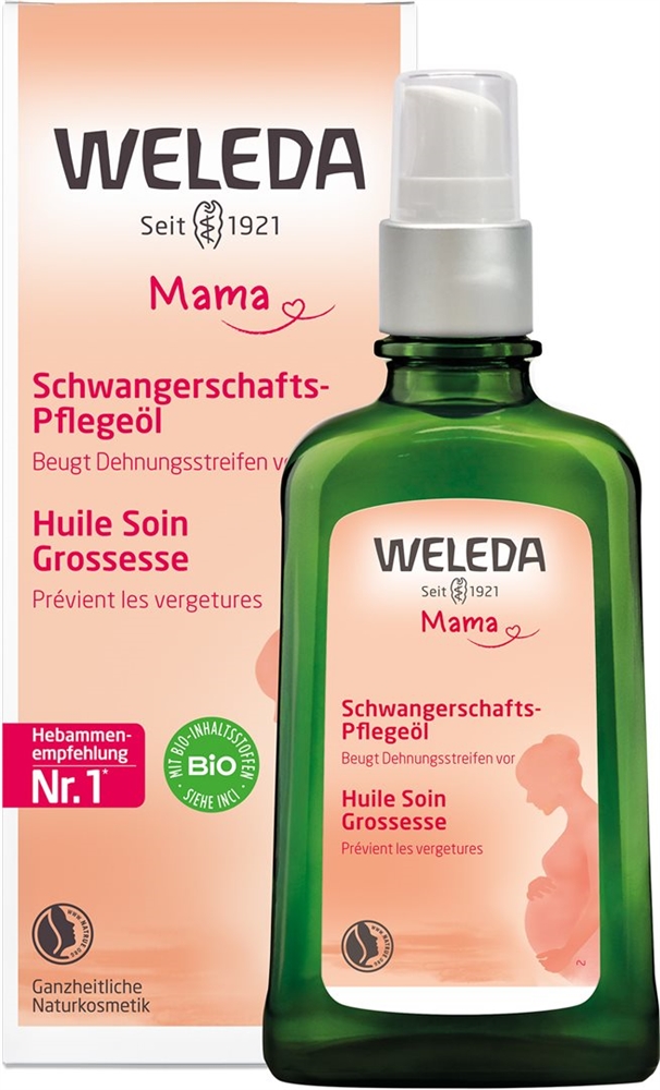 Weleda MAMA Pflege-Öl Öl Schwangerschaft Disp 100 ml