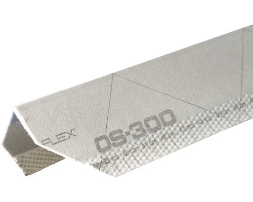 PROTEKTOR hoekbeschermingsprofiel OS-300, met papier gelamineerd, voor 90° buitenranden, voor 1 mm pleisterdikte, 2740 x 13 x 13 mm