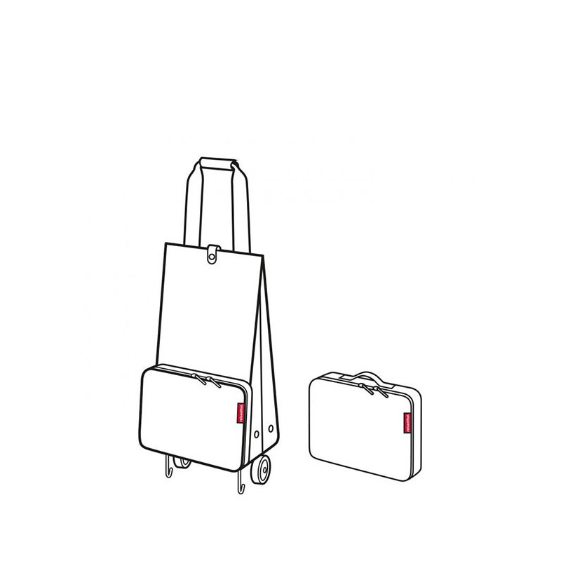 Chariot de courses Foldabletrolley 66 cm Red