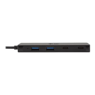 i-Tec - Hub - 2 x SuperSpeed USB 3.0 + 2 x USB-C 3.1 Gen 1 - de bureau