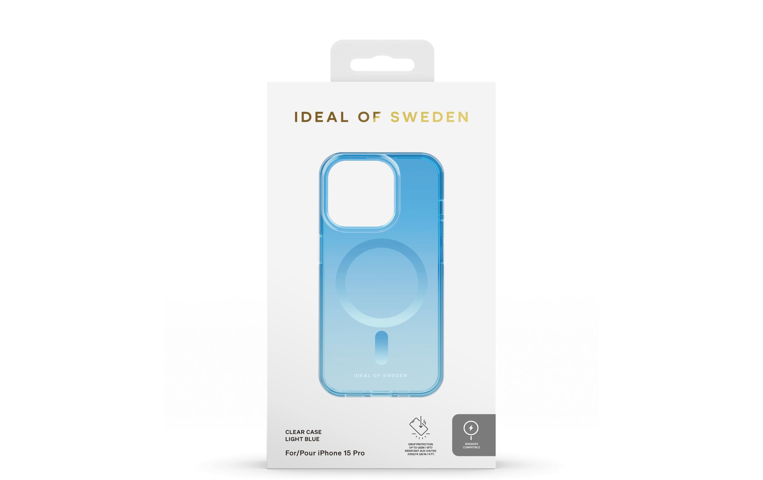 Back Cover Clear Case iPhone 15 Pro Light BlueSilikon-Backcover für das iPhone 15 Pro