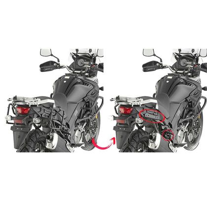 Support valises Givi Monokey à liaison rapide