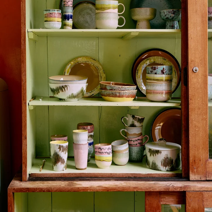 HKliving - 70's Kaffeebecher, moss