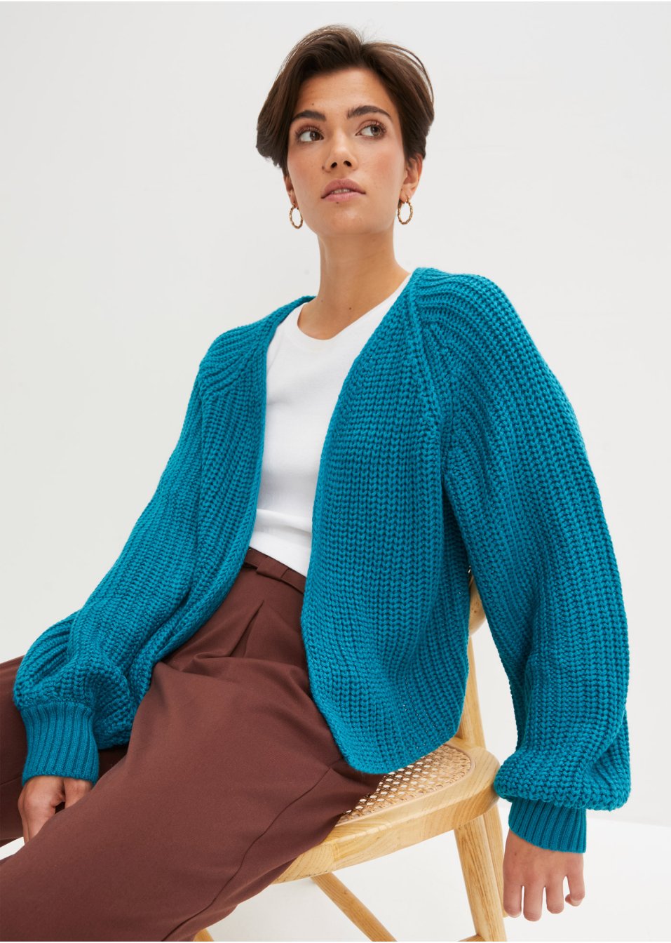 Gilet en grosse maille