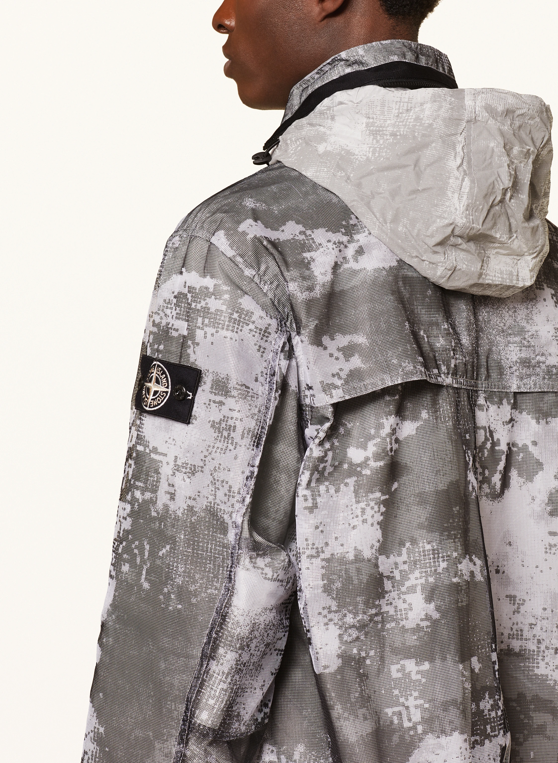 STONE ISLAND Mesh-Mantel