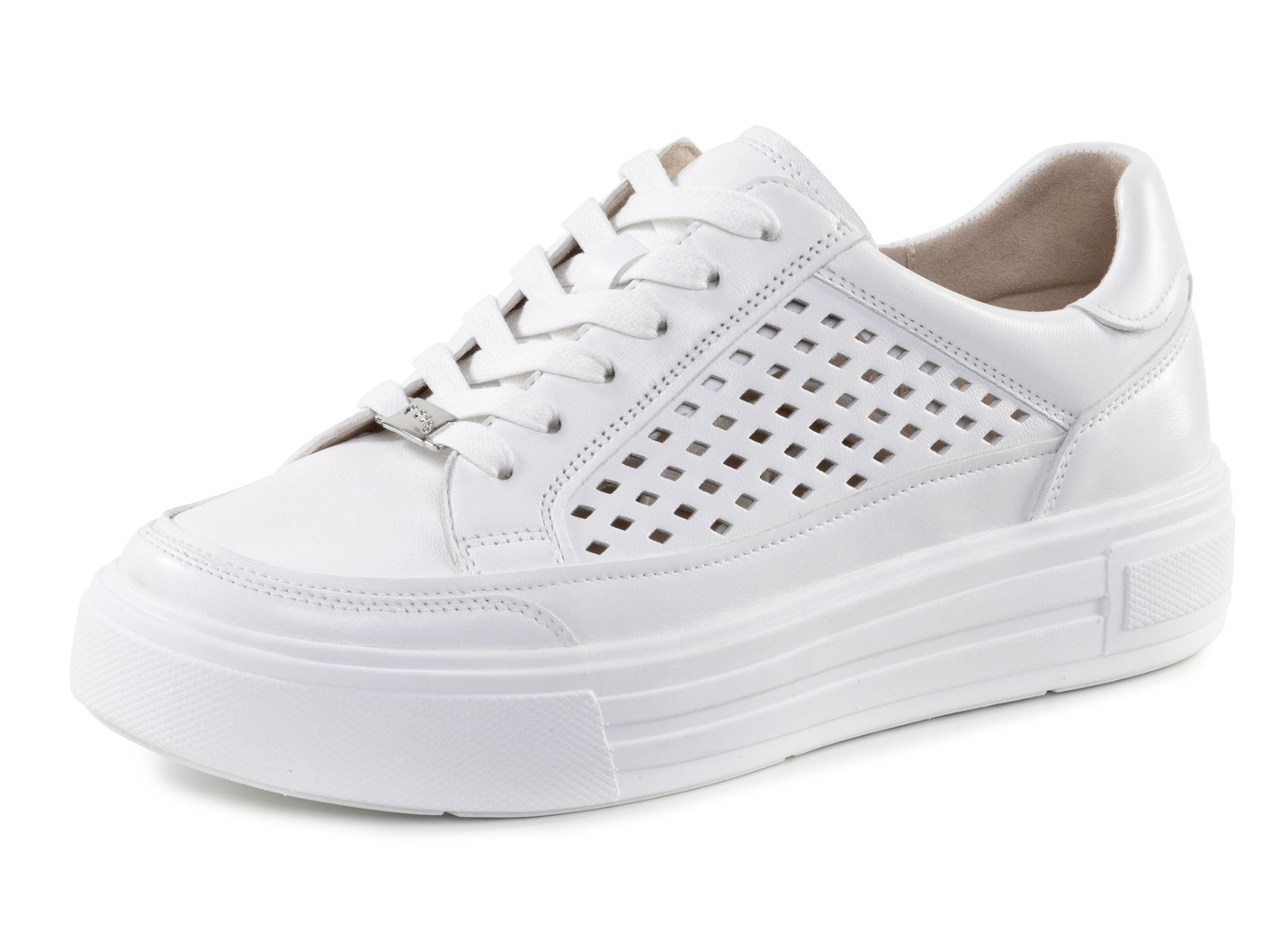 ELENA EDEN Sneaker aus Nappaleder mit luftiger Perforation
